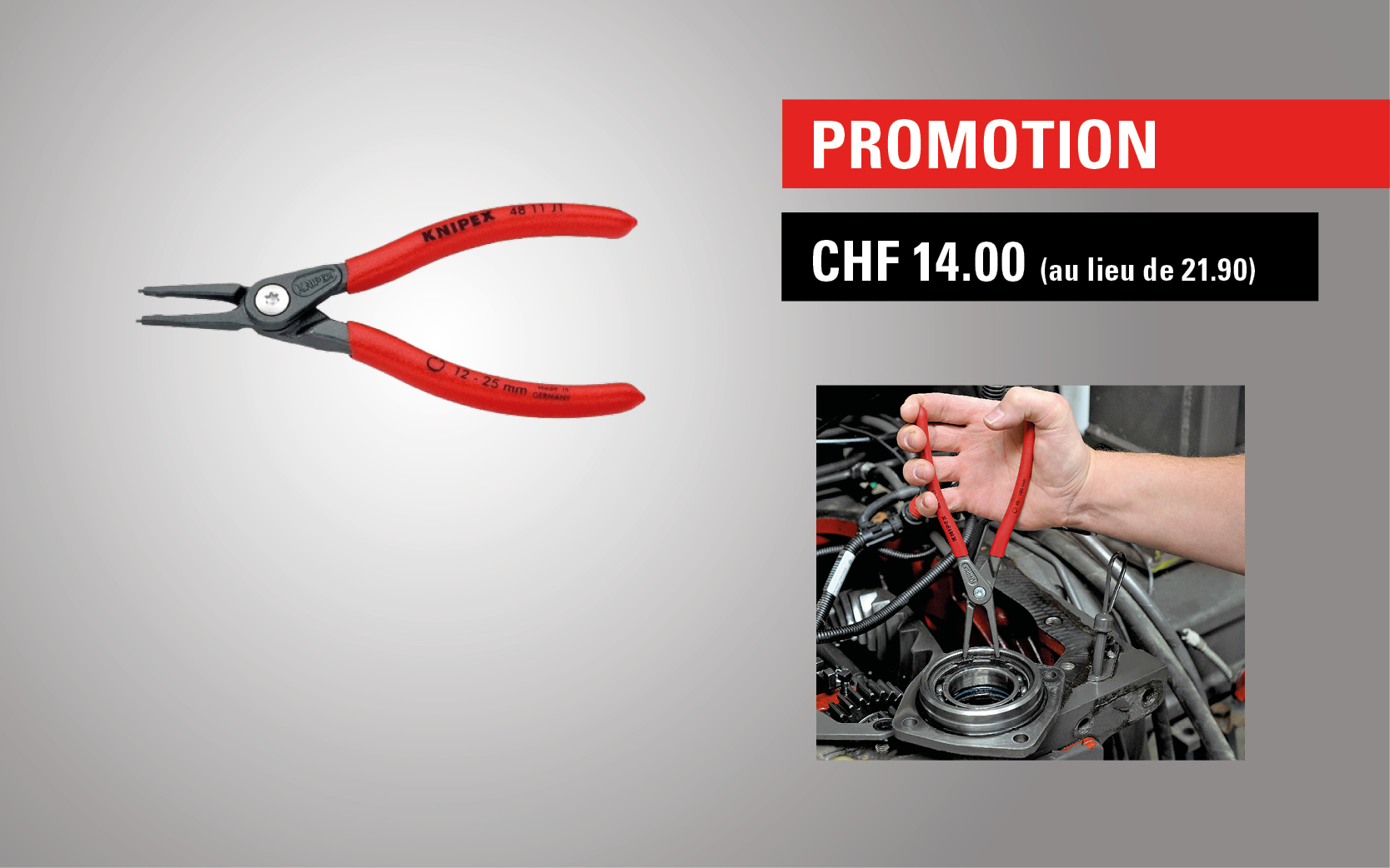 Pince pour circlips KNIPEX