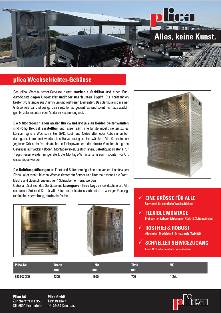 Wechselrichter Gehäuse