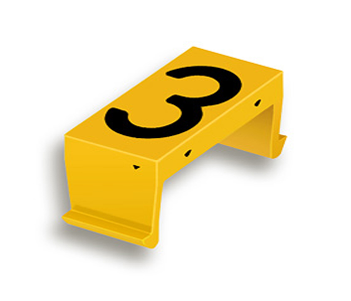 FP number fld 3 40mm yl