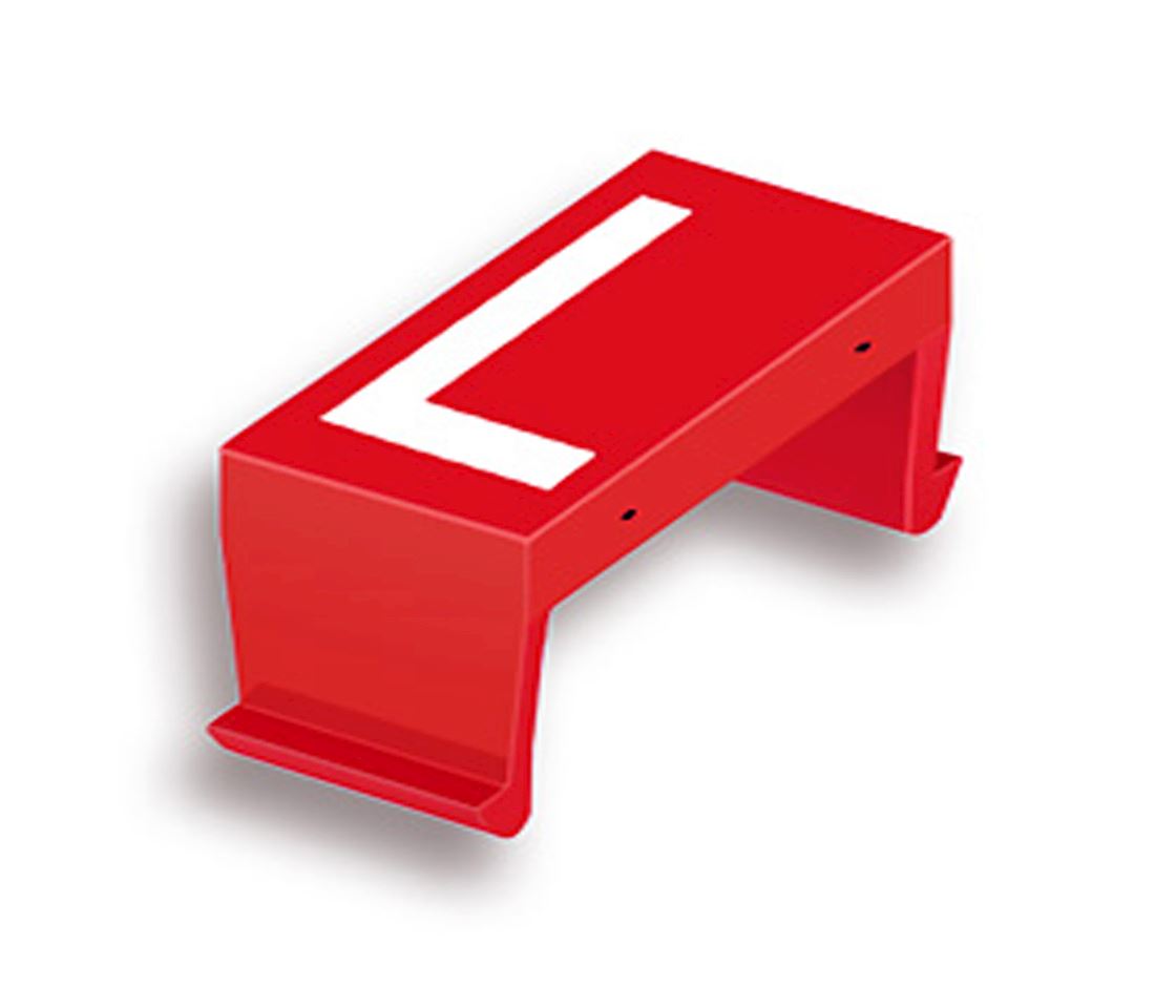 FP letter field L 40mm red