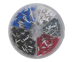 Scatola assortita puntalini 0.5–2.5 mm²