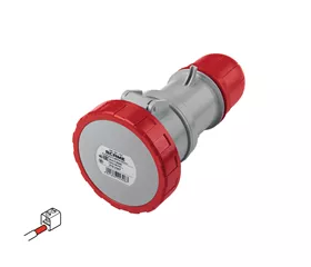 Raccords CEE 32 A, IP66|67|69, droits avec bornes à vis