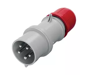 CEE Stecker gerade mit Schneidklemmen, 63 A | 125 A, IP44|54