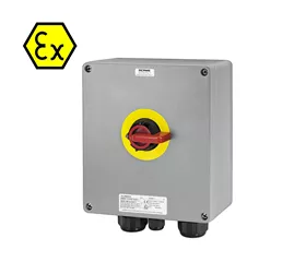 ATEX Not-Aus-Lasttrennschalter Aluminium, IP66, 20–63 A