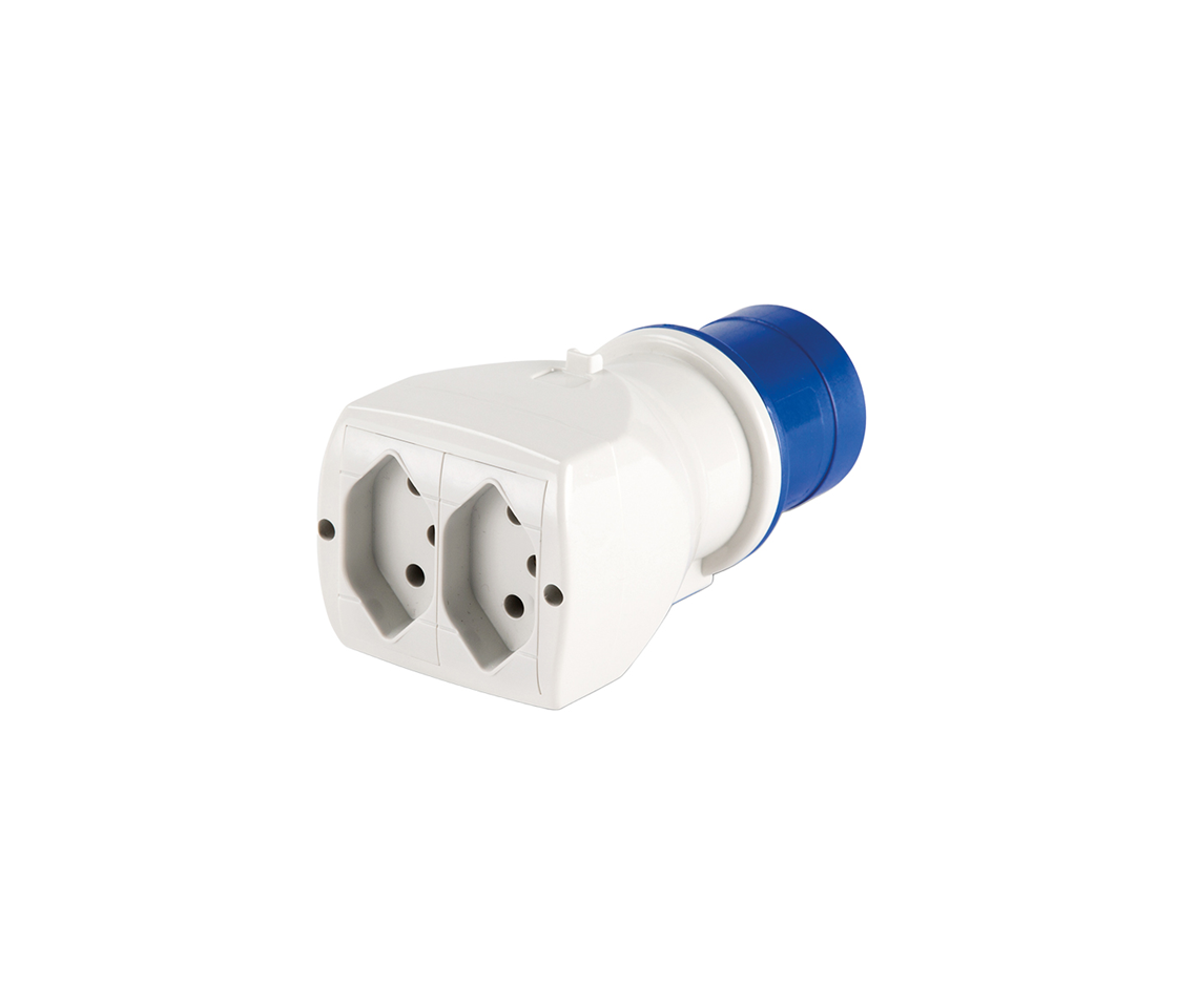 Scame adaptateur standard,2P+T