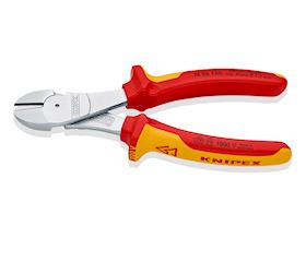 Pince coupante de côté à forte démultiplication VDE, KNIPEX 74 06 180