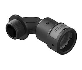 AEPA-PG - Screw connection arc angle 90°, PG