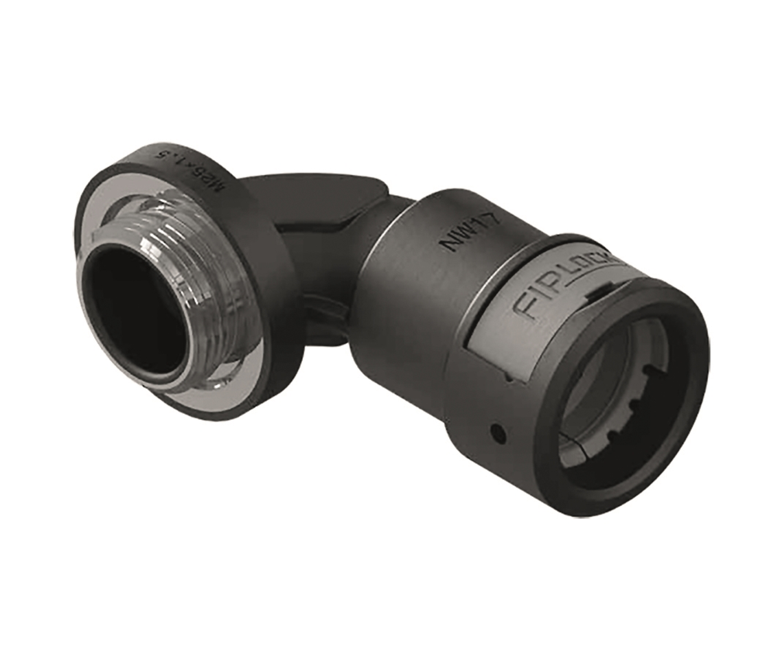 FIPLOCK SV 90° elbow, grey