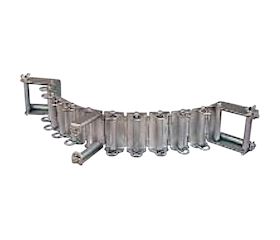 Chain of 12 jointed rollers for bends KEK 846