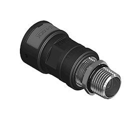 Fitting strain relief, straight, NPT, metal thread
