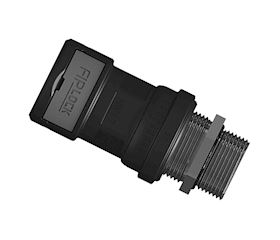 Fitting strain relief, straight, PG, metal thread
