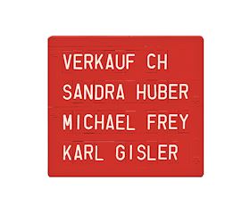 Plastic plug-in sign SS 10