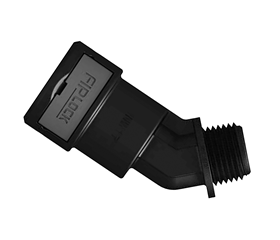 Fitting 45° elbow, NPT, plastic thread