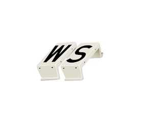 Signes CLIP 40 mm, blanc