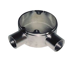 2-way-Box round GEH 2L INOX V4A