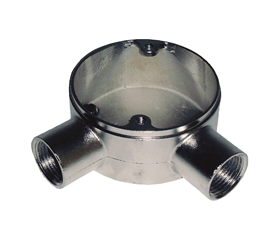 2-way-Box round GEH 2L INOX V4A