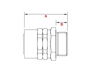 Conduit fitting SB-B metric