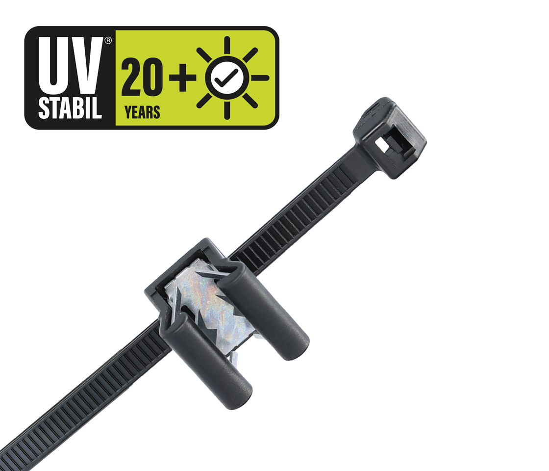 Kantenclips mit KABI 200x4.8mm