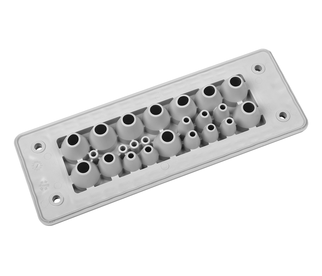 Cable entry plates