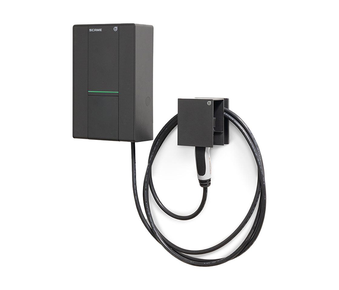 Scame Wandbox Socket Typ2, 11kW+Kabel