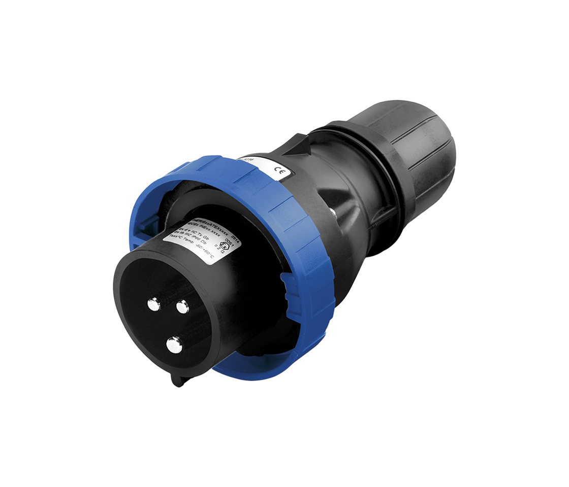 Scame Stecker 2P+E, 6h, ATEX