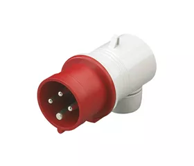 CEE Stecker 90° mit Schraubanschluss, IP44