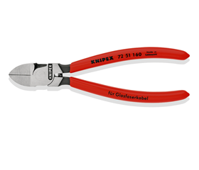 Diagonal Cutter for fibre optics, KNIPEX 72 51 160
