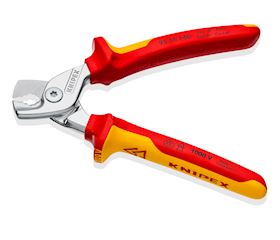 StepCut cable shears, KNIPEX 95 11 160 VDE