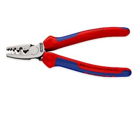 Crimping pliers for wire end ferrules, KNIPEX 97 72 180
