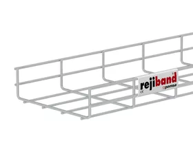 Gitterrinne, grau lackiert, 3 m