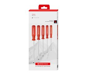 PB 1561: Slotted screwdriver set 5 pcs