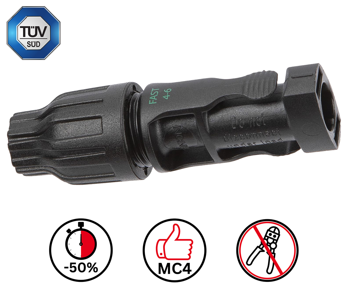 4-6mm², MC4-kompatibel