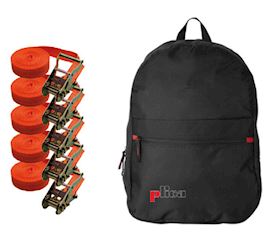 SpanSet strapping strap set, 35 mm x 6 m with rucksack