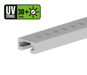 Insulating support rail UNEX