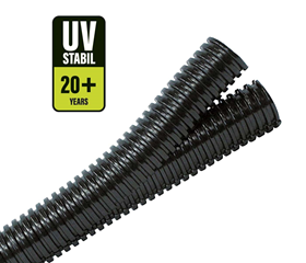 Split plastic conduits
