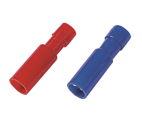 Round plug-in sleeves fully isolated