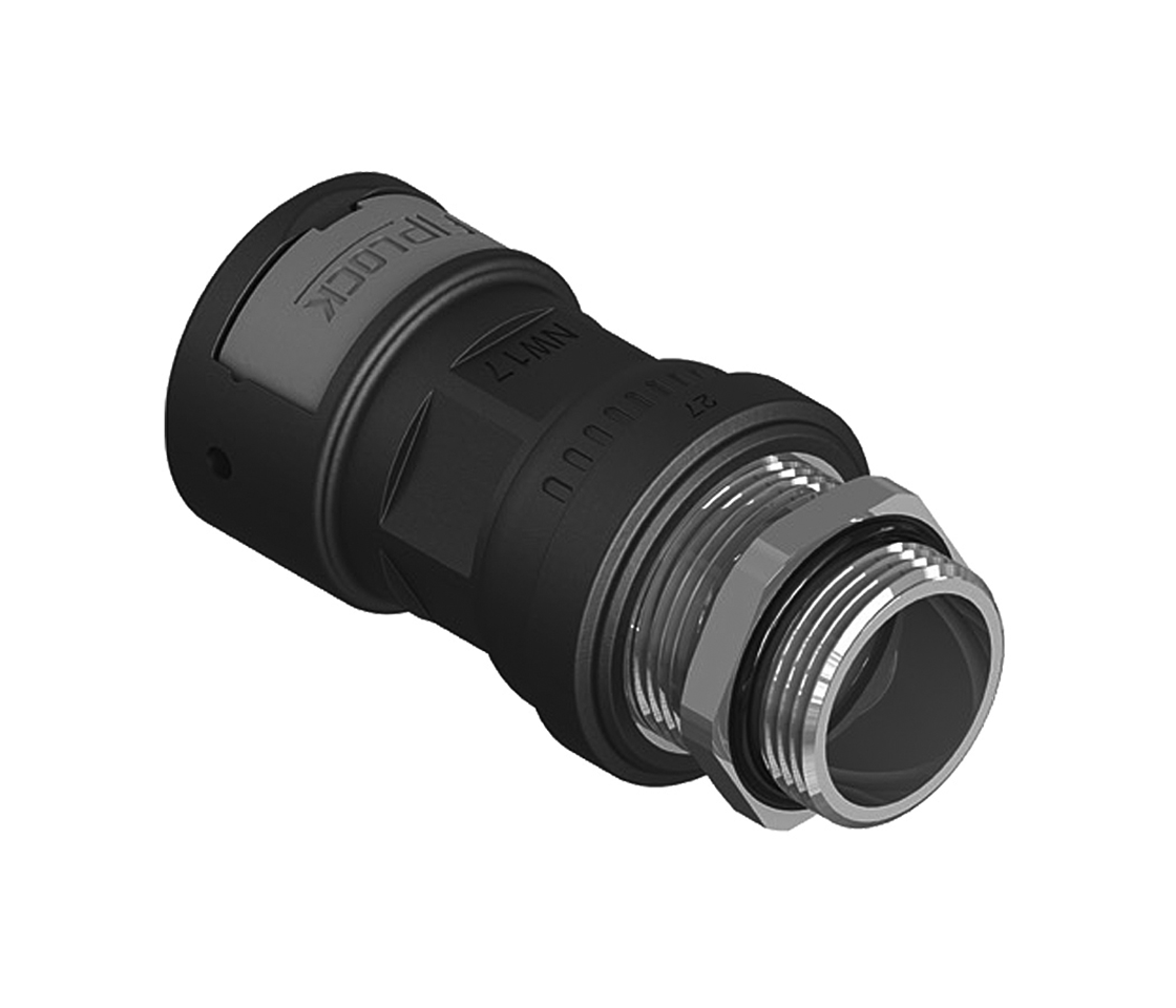 FIPLOCK Zugentlastung schwarz