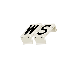 Simbolo CLIP 25 mm, bianco