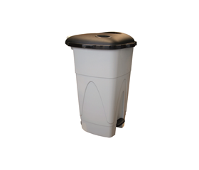 Cestino a pedale con ruote 110 L KICK