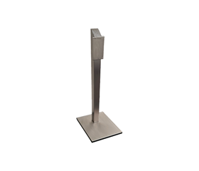 Colonna dispenser in acciaio cromato