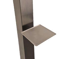 Vaschetta raccogligocce per colonna dispenser