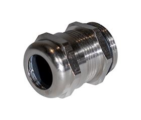 Nickel-plated brass cable gland - 1160.20 - AGRO - IP68 / IP69 / insulated