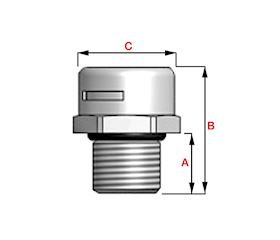 Vent connection PLICA ELS INOX V2A