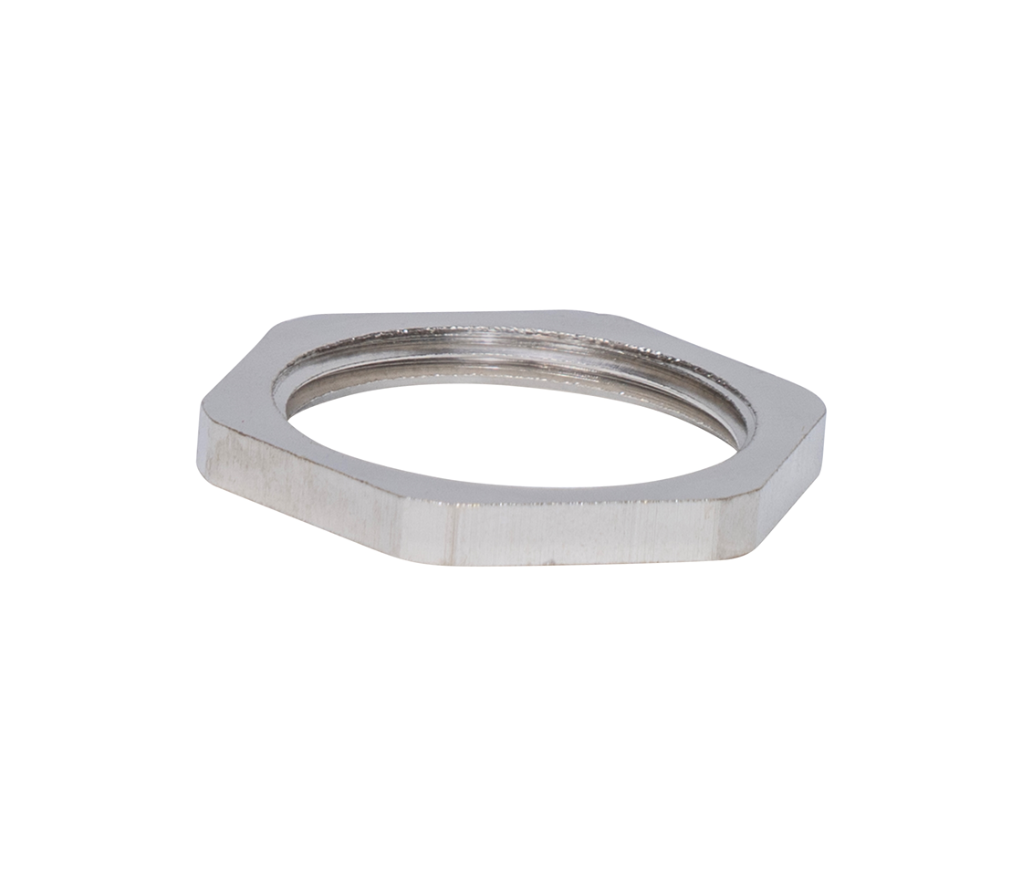 Counter nut, nickel plated brass (M)