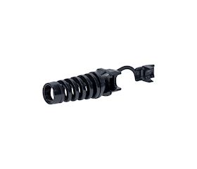 Straight through strain relief bushing SR-FLEX