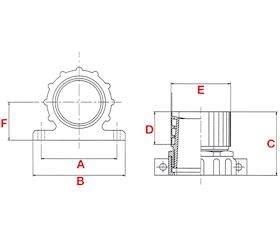 Conduit holder USH/D