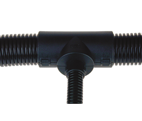 Adapter TH IP40, T-Stück für alle Wellrohre