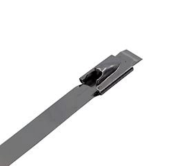 BALL-LOK V4A Stainless Steel Cable Tie with High Tensile Strength