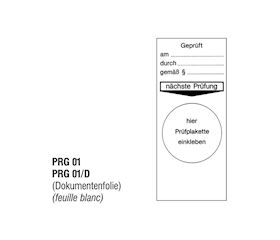 Plaquettes de base MARKING PRG