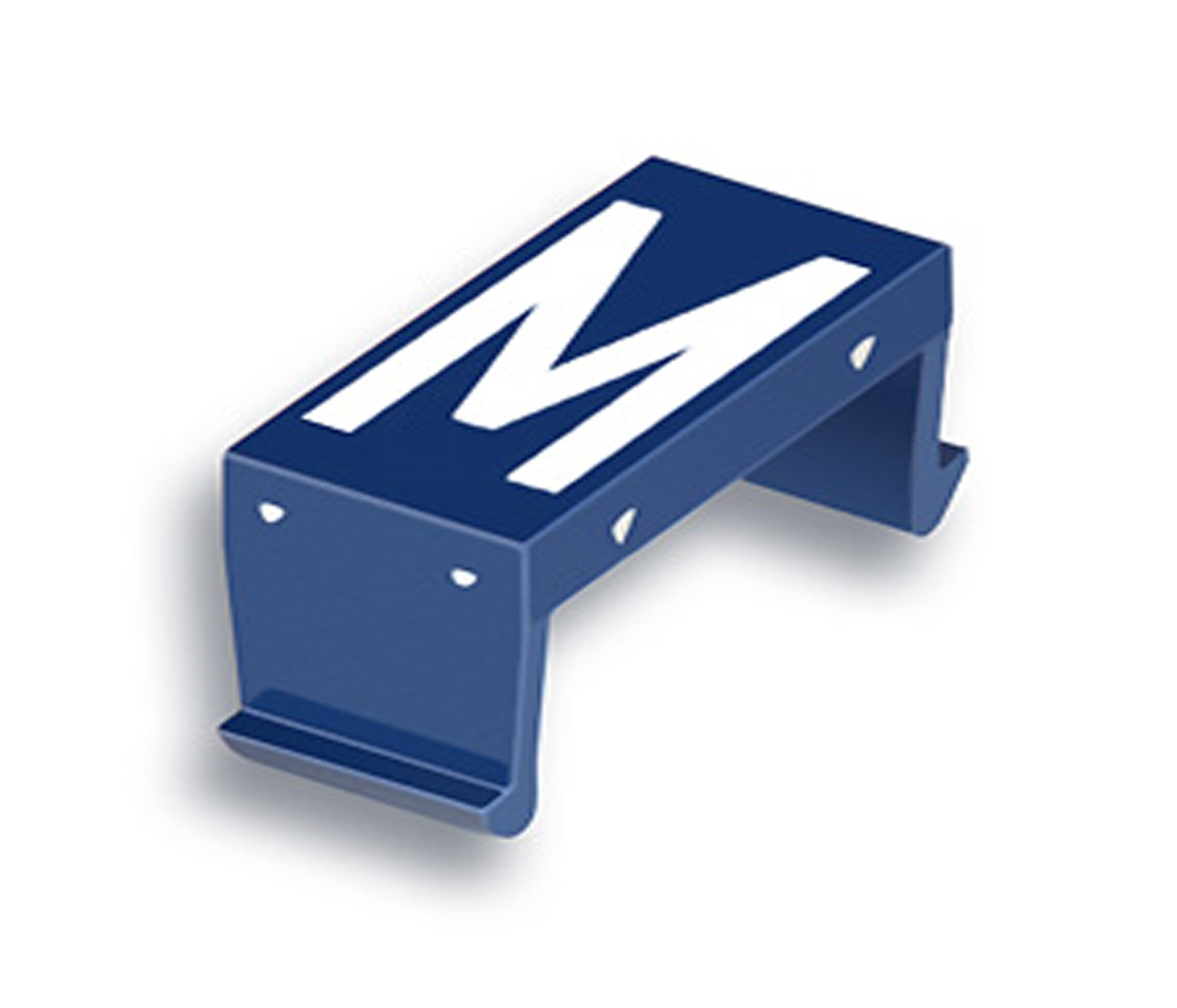 FP letter field M 10mm blue